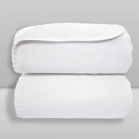 Manta Velvet Moon Frame Branca - Laço Bebê