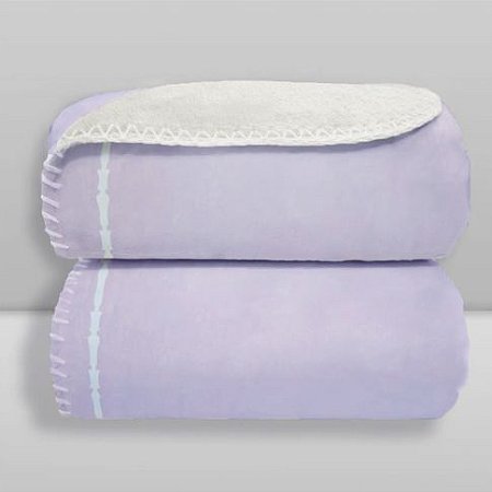 Manta Velvet Moon Frame Lavanda - Laço Bebê