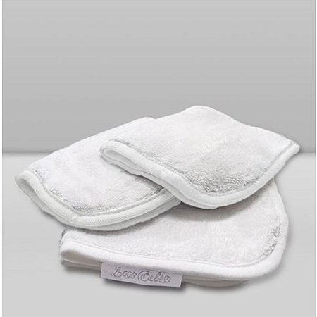 Kit Paninho de Boca Laço Bebê Babitas Branco - Laço Bebê