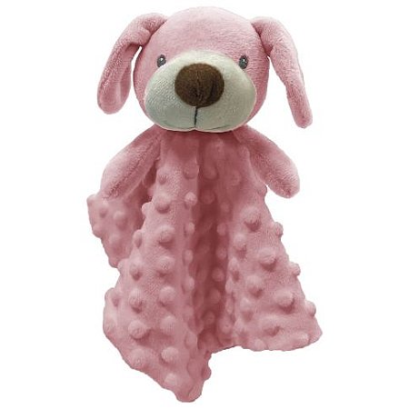 Naninha Cachorrinho Rosa - Laço Bebê