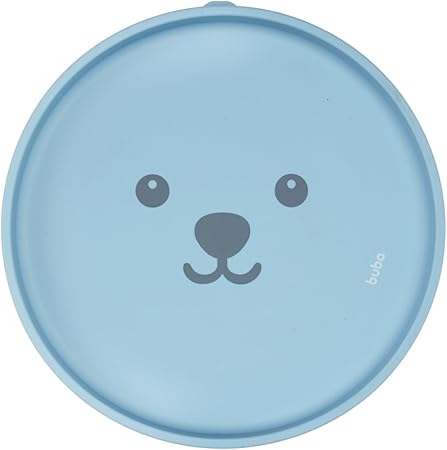Pratinho em Silicone com Ventosa Gumy Azul - Buba
