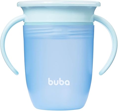 Copo de Treinamento 360° c/ Alça Azul - Buba