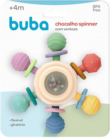 Chocalho Spinner c/ Ventosa - Buba
