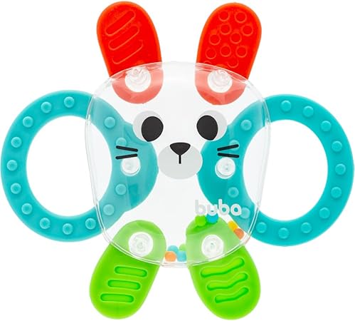 Chocalho com Mordedor Coelhinho - Buba