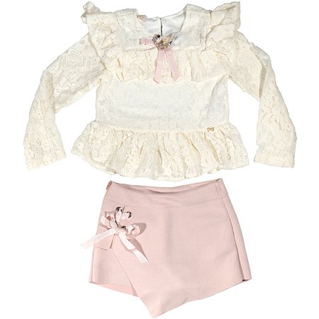 saia suede infantil