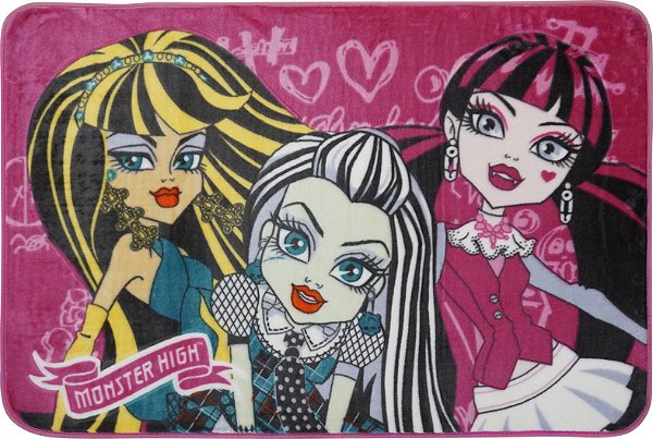 Tapete Monster High 0,80 X 1,20 Amigas