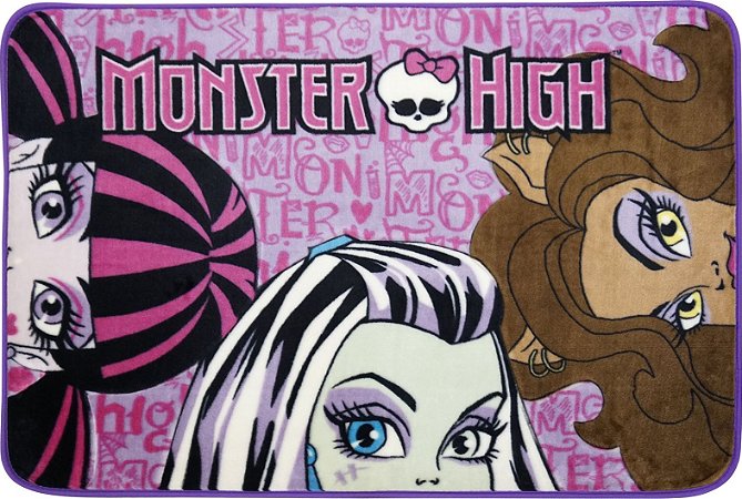 Tapete Mattel 0,80 X 1,20 para Sempre Monster High