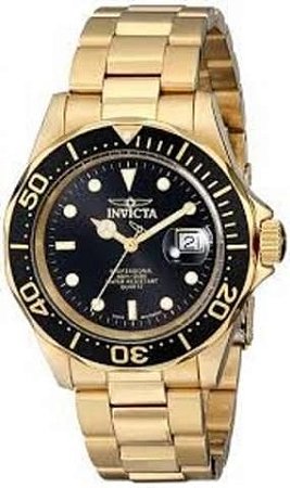 Relógio Invicta Pro Diver Banhado a Ouro 18k