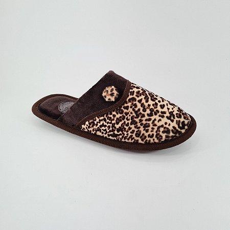 Chinelo Pantufa Para Frio Feminino Dom Amazona Onça 0201