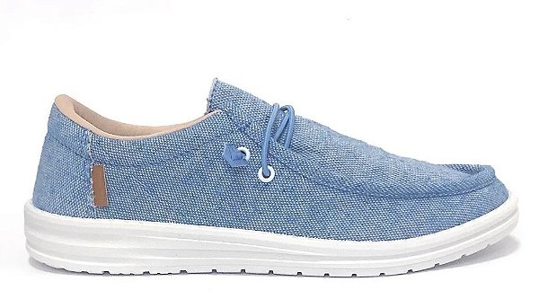 Tênis Feminino Moleca 5763.101 Linho Moda Casual Confortável