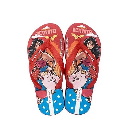 Chinelo Infantil Mulher Maravilha 27027