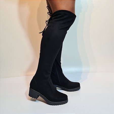 Bota Overthekee Salto Baixo Numeração Especial Charlotte