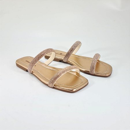 Papete Feminina Rasteira Numeração Especial Dom Amazona Lara