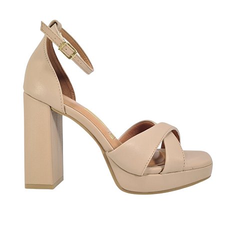 Sandália Feminina Vizzano Salto Alto Meia Pata 6551.103