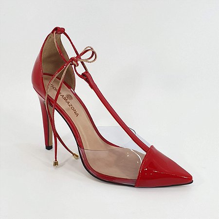scarpin vermelho 33
