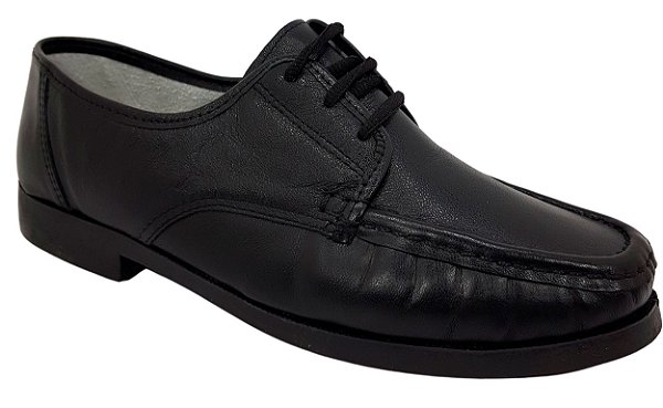 Mocassim Masculino em Couro Legitimo Preto 4003 (101)