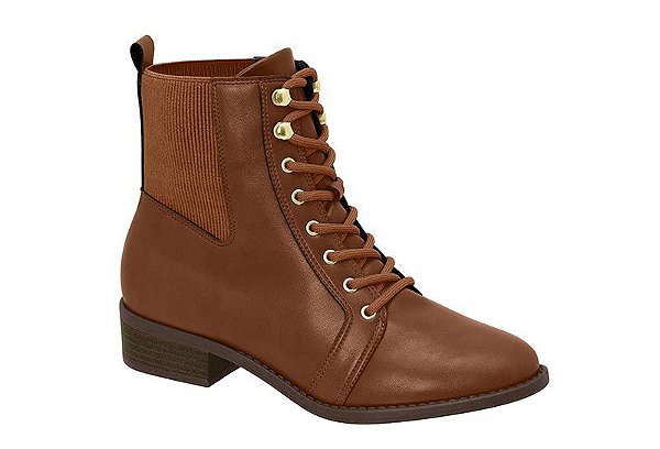 Bota Coturno Feminina Modare Salto Baixo Cadarço Pinhão 7057.217 - Kalceaki  Calçados | Calçados Numeração Grande do 33 ao 45