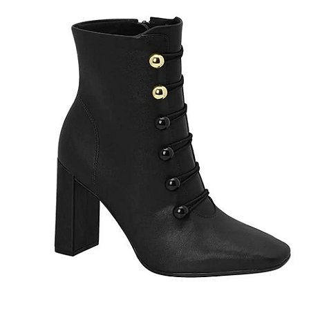 Bota Feminina Vizzano Coturno Salto Com Elástico Preto 3078.103 - Kalceaki  Calçados | Calçados Numeração Grande do 33 ao 45