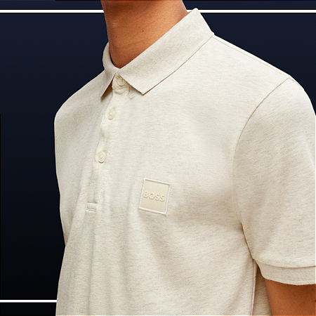 Polo Piquet - Off White - Hugo Boss