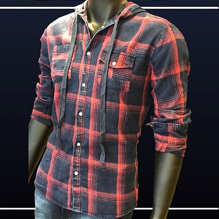 camisa flanela vermelha