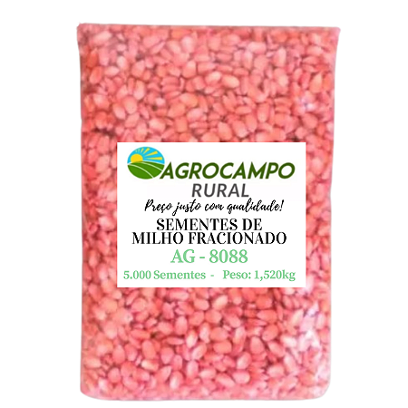 5.000 Sem. Milho Agroceres Transgênico Ag 8088 Vt Pro Fraci