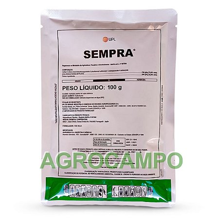 Herbicida Sempra Mata Tiririca 100 Gramas + Brinde 30g de yogen