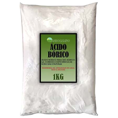 - 1kg Adubo Fertilizante Ácido Bórico Boro Solúvel Foliar *** Acido borico