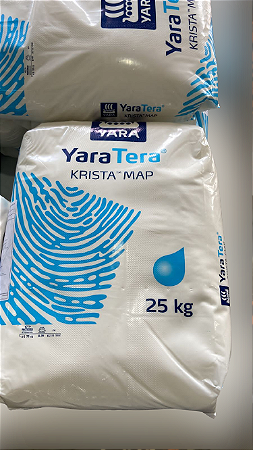 Adubo Yara Krista Map Sulfato Monoatômico - 25 kg - Yara Adubos