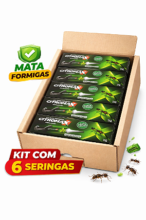 Gel para eliminar formigas com 6 unidades