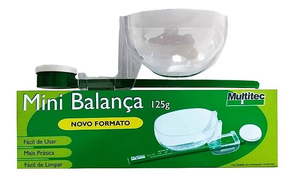 Balança Multi Uso Multitec - 125g - Ideal Pesar Calda Bordalesa