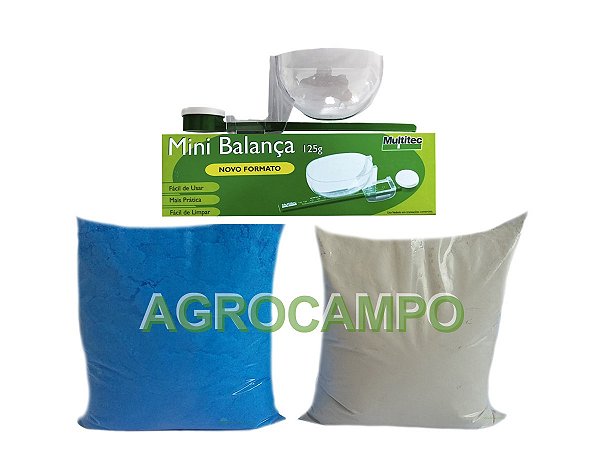 Calda Bordalesa: 1kg Cal Agr. + 1kg Sulf. Cobre + 1 Balança Precisão + brindes