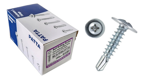 Parafuso Auto Broc. Flang. Phillips 4.2x19mm Patta 1.000un.