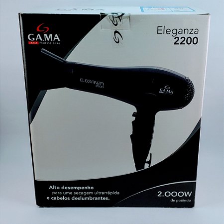 Gama Secador Eleganza 2200 220V - Barão Cosméticos