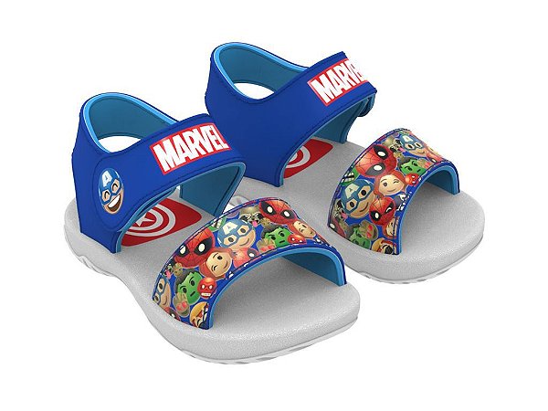 Sandália Infantil Bebê Marvel Little Heroes
