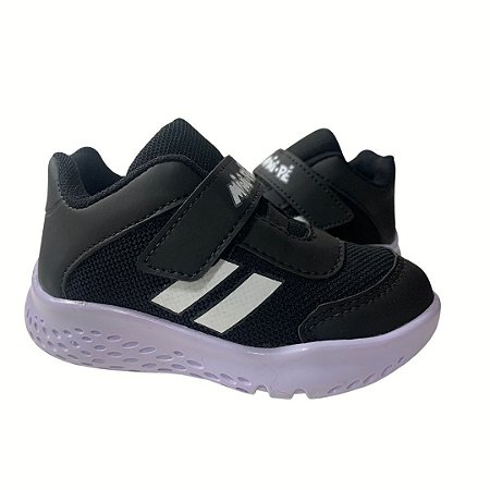 Tênis Esportivo Meninos Infantil Masculino Minipé Preto