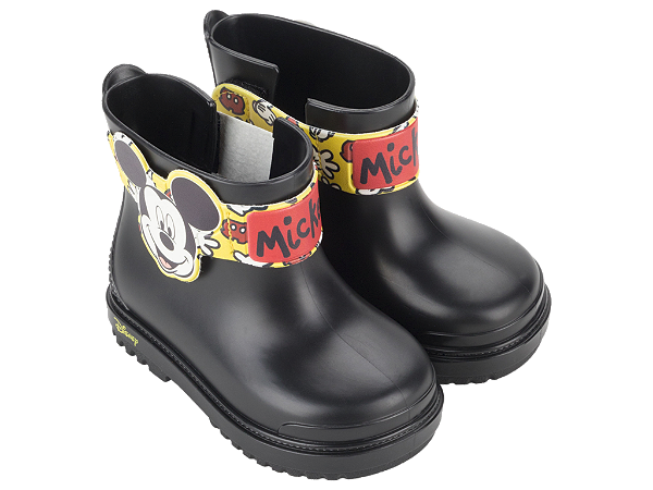 Galocha Infantil Menino Disney BFF Mickey Preto Grendene Kids
