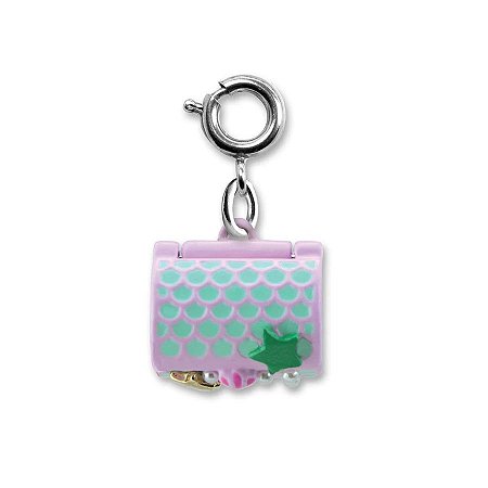 Pingente Infantil Menina Charm Tesouro Prateado Charm It