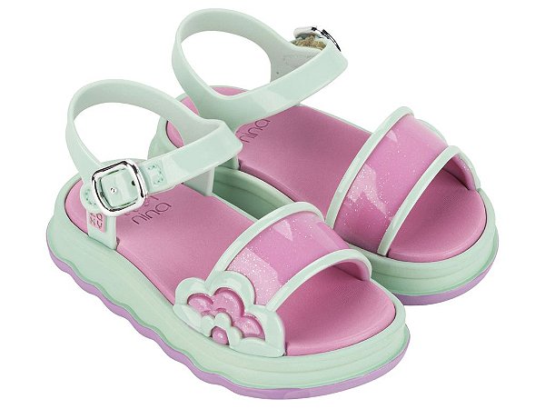 Sandália Infantil Menina Zaxynina Fofurinha Baby Verde Calma