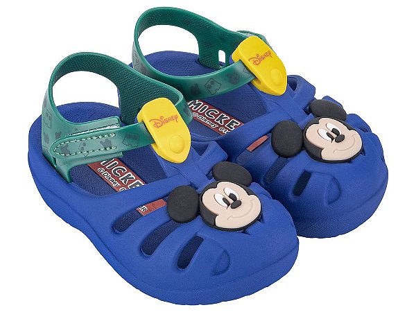 Sandália Infantil Disney Magic Mickey Azul Grendene Kids