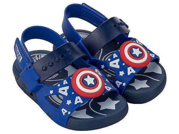 Sandália Baby Menino Marvel United Capitão América Grendene Kids