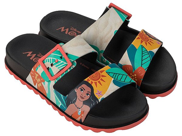 Sandália Infantil Menina Disney Slide Moana Grendene Kids