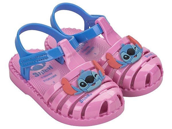 Sandália Infantil  Baby Menina Duo Aranha Stitch Grendene Kids