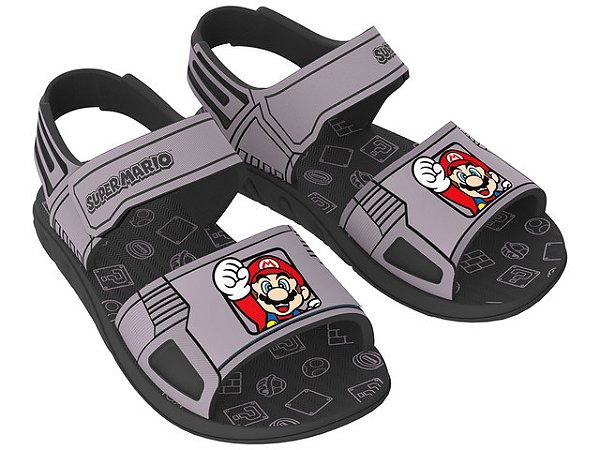 Sandália Infantil Menino Super Mário Grendene Kids Grendene Kids