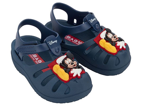 Sandália Infantil Aranha Mickey Grendene Kids Conforto e Diversão Disney