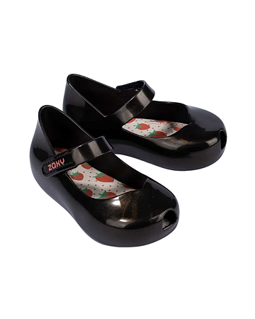 Sapatilha de Bebê Menina Princess ZaxyNina Com Glitter