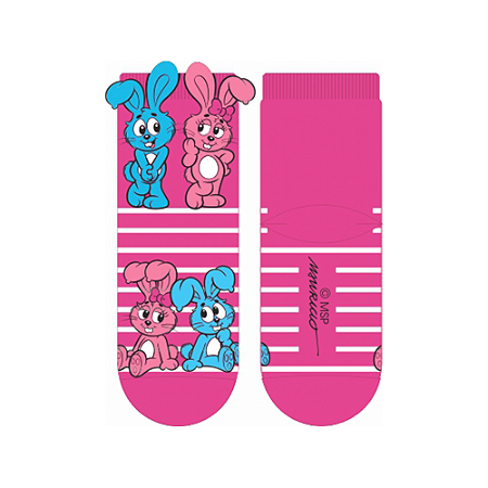 Meia Soquete Infantil 3D Turma da Mônica Tamanhos 23 a 34