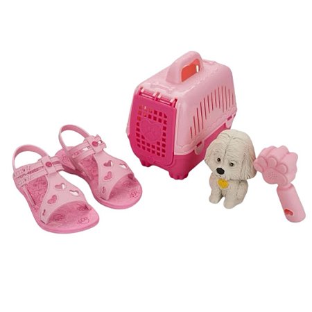 Sandália Infantil Menina Rosa Barbie My Pet Grendene Kids