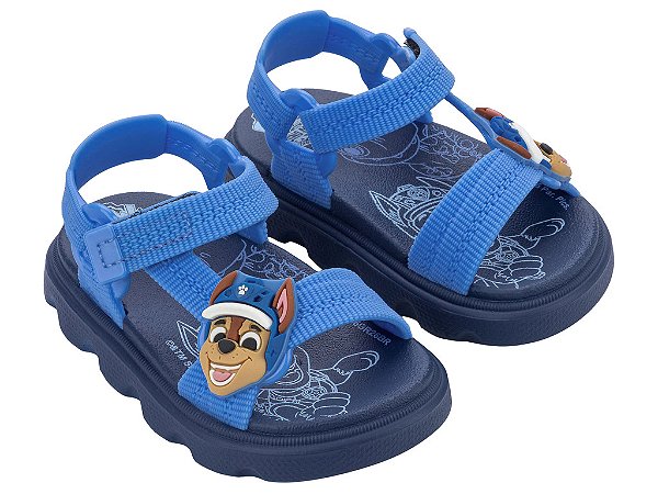 Sandália De Bebê Bege Patrulha Canina Easy Grendene Kids