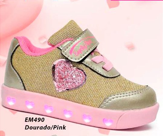 tenis infantil feminino led