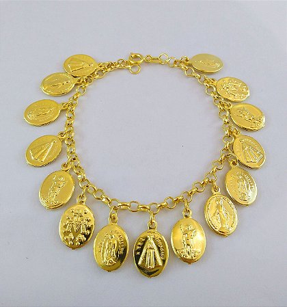 Pulseira medalhas ( Pul00077)